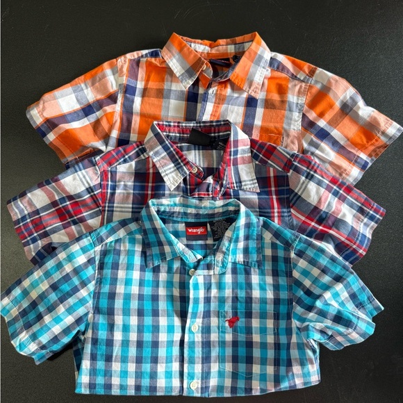 Wrangler Button Down Shirts Bundle - Picture 1 of 9
